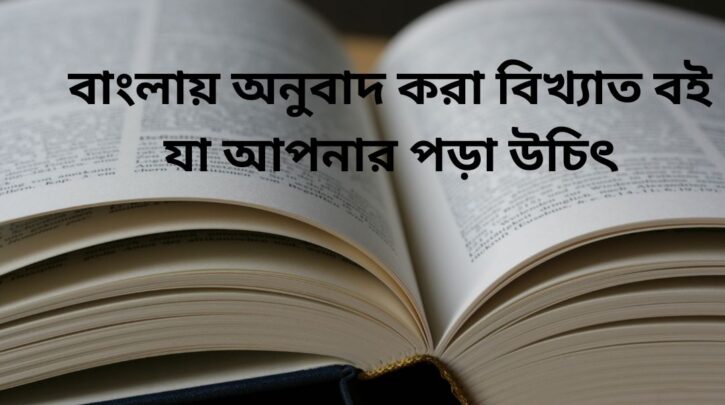 বাংলায় অনুবাদ করা বিখ্যাত বই যা আপনার পড়া উচিৎ